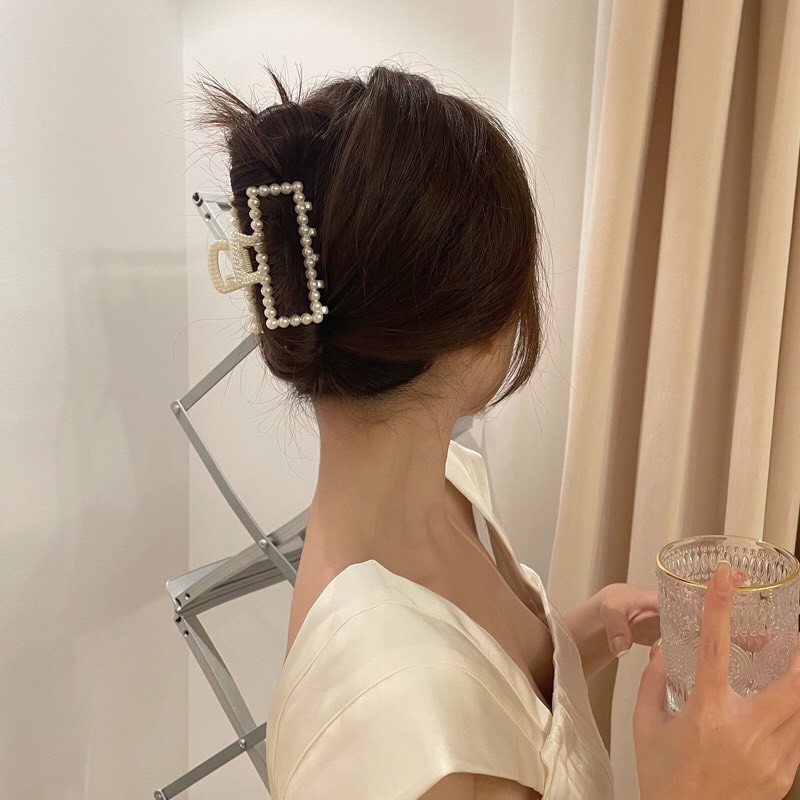 Kẹp tóc đính đá, kẹp đính ngọc cao cấp xinh xắn thời thượng dành cho nữ DAHABOO KT08