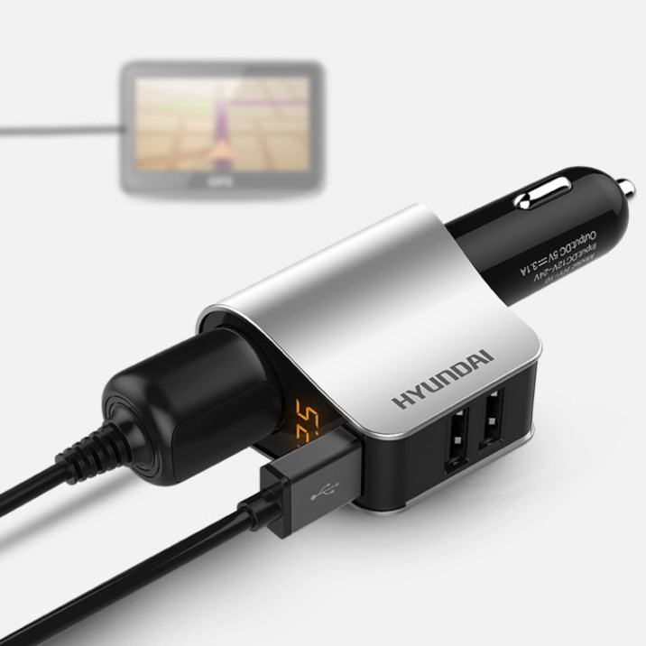 Sản Phẩm Tẩu Sạc-Ô Tô-Cao Cấp-Chính Hãng-Hyundai-HY-10 .