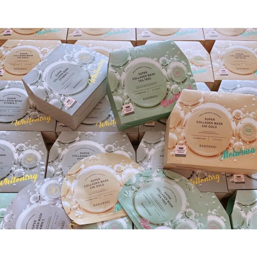 Mặt nạ giấy Banobagi Mask phiên bản nâng cấp Dưỡng Ẩm Trắng Da Chống Lão Hoá Giảm Mụn