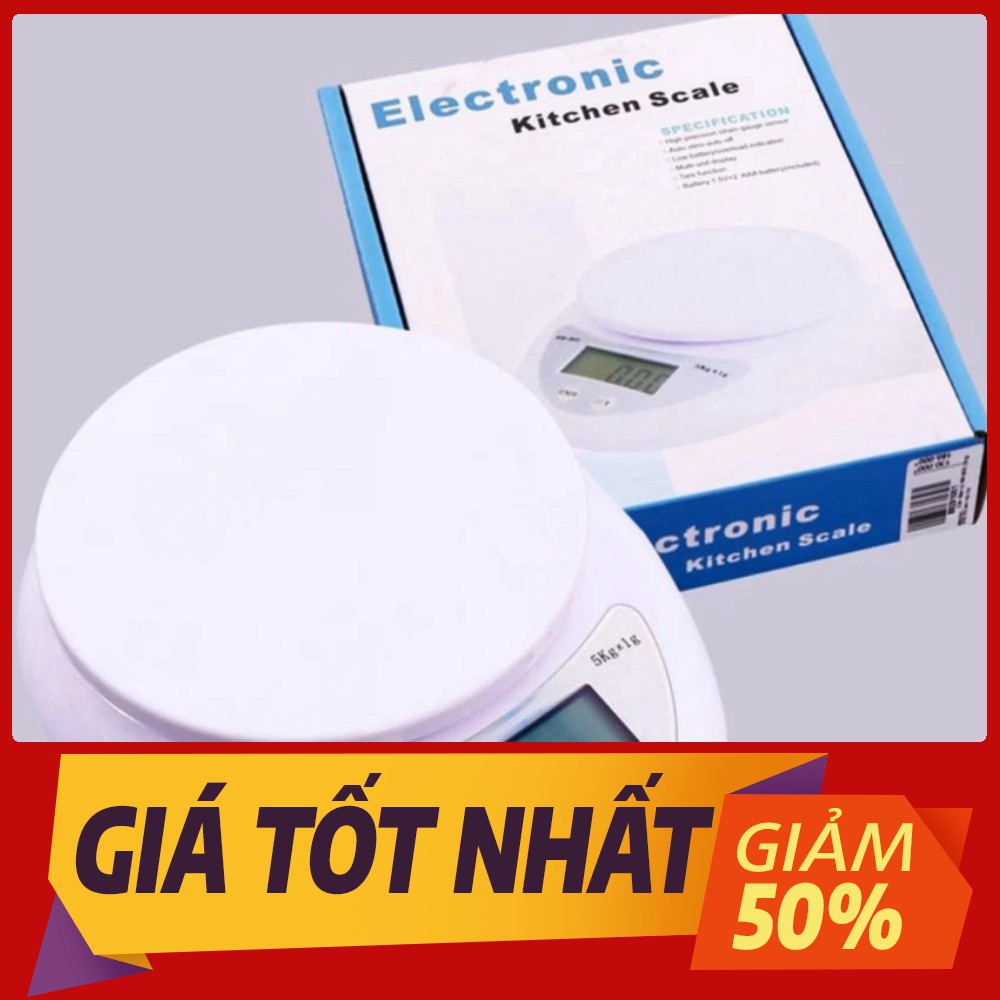 [Sale toàn shop] Cân điện tử thực phẩm cho nhà bếp từ 5kg-1g M1000000090-1