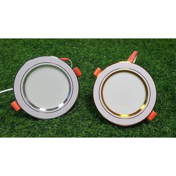 Đèn LED âm trần Downlight đổi màu 3 chế độ  9W - BH 2 năm, đèn trần