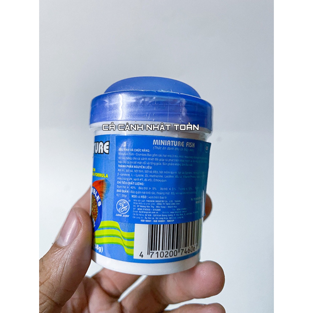 THỨC ĂN CHUYÊN CHO CÁ THỦY SINH MINIATURE FISH PROCHOICE ĐÀI LOAN 38G