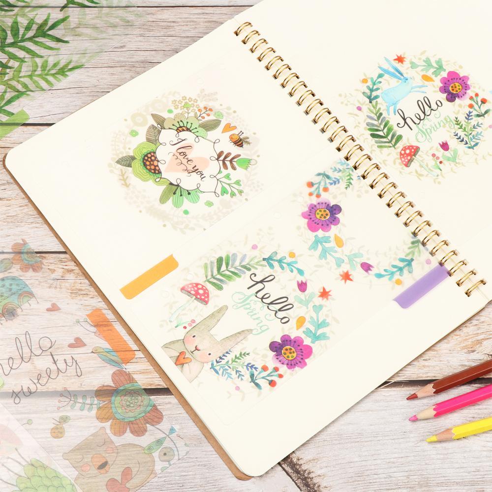 Set 5 Trang Nhựa Chia Ngăn Sổ Tay A5A6