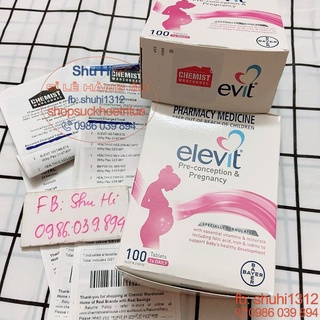 Elevit Bầu Úc, Vitamin Tổng Hợp Elevit - 100 viên