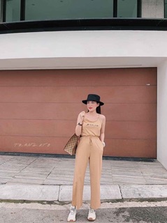 ‼‼Jum đũi quần suông dây (kem ảnh thật shop chụp)
