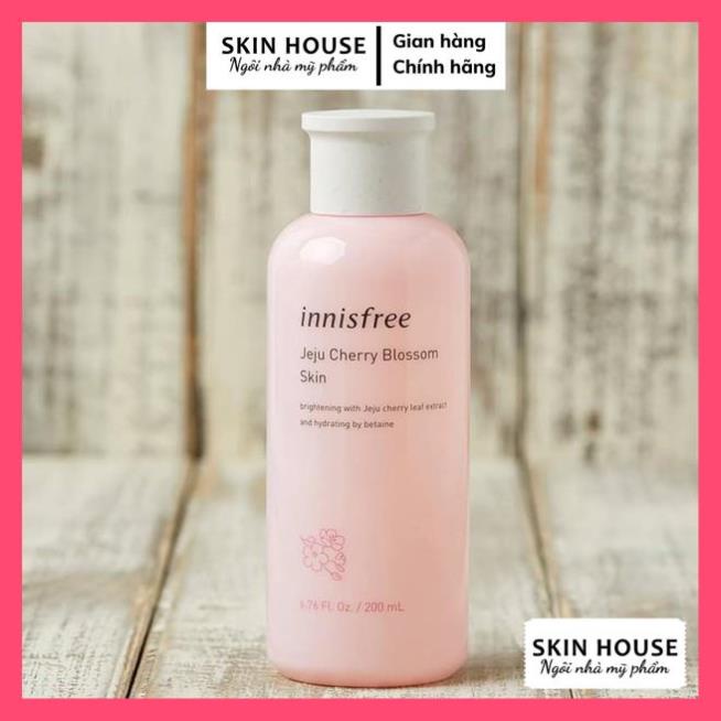 Nước Hoa Hồng Innisfree Jeju Cherry Blossom Làm Sáng Da Và Dưỡng Ẩm