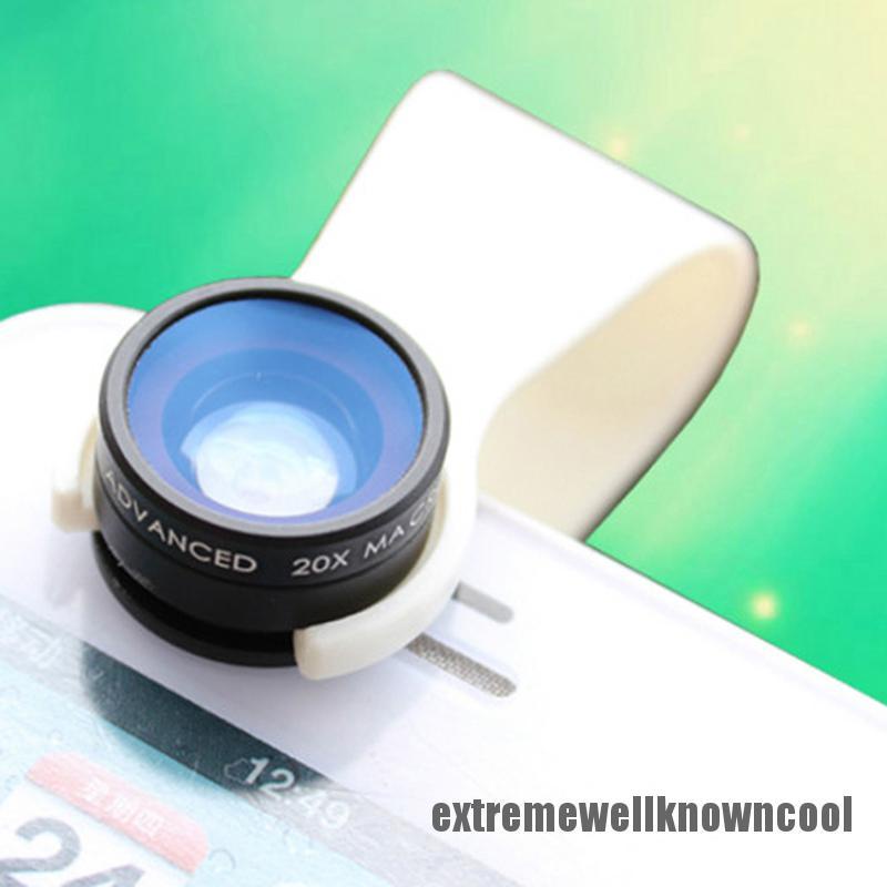 ECSG mobile phone Macro Lens 20X Super Cellphone Macro Lenses camaca zoom kit