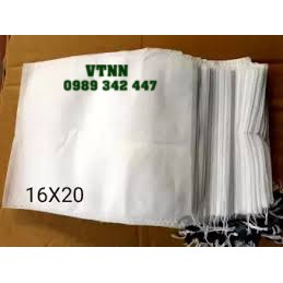 TÚI BỌC TRÁI CÂY BƠ, ỔI, XOÀI SÉT 100 TÚI CÓ DÂY RÚT 18x20CM