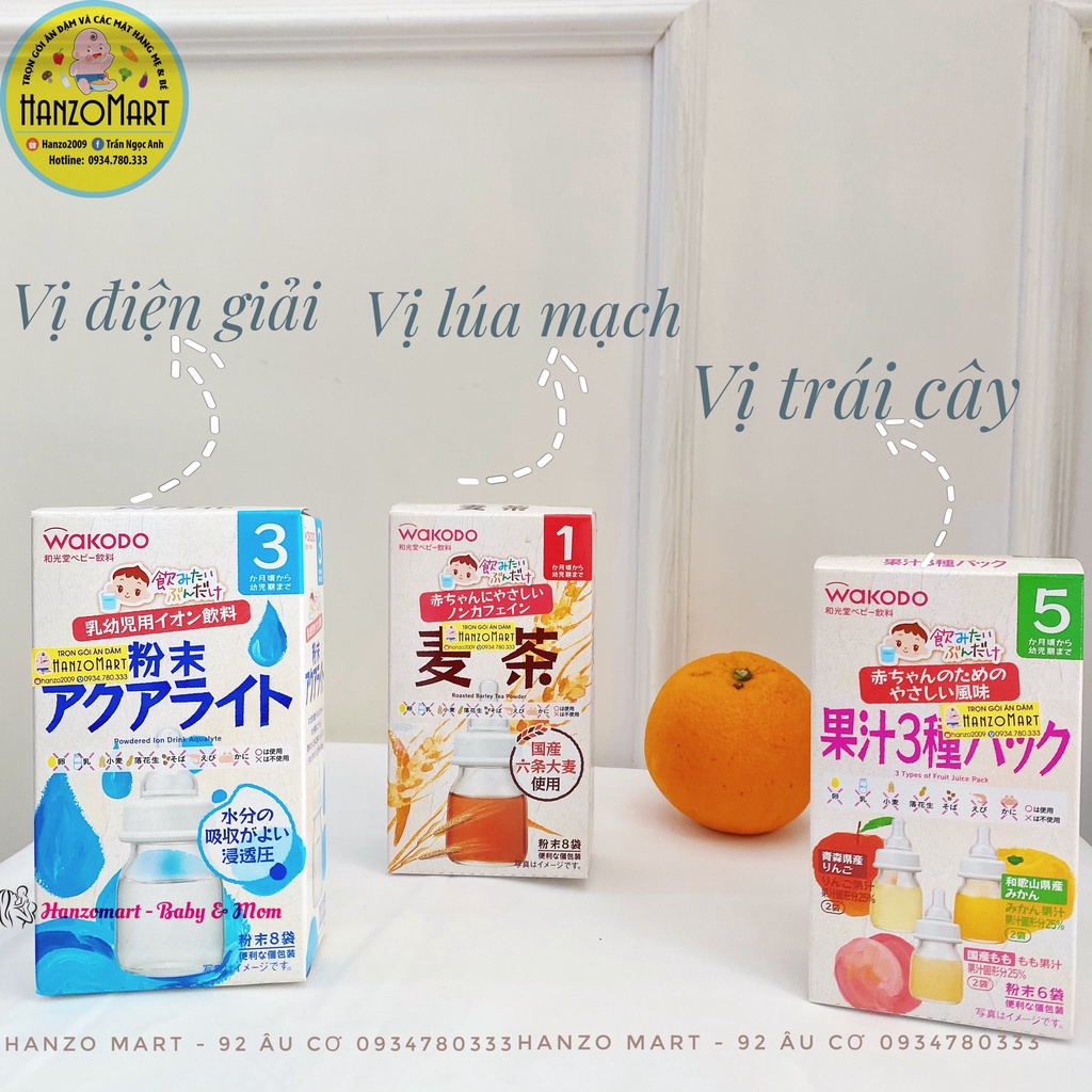 Trà hoa quả Wakodo Nhật Bản cho bé
