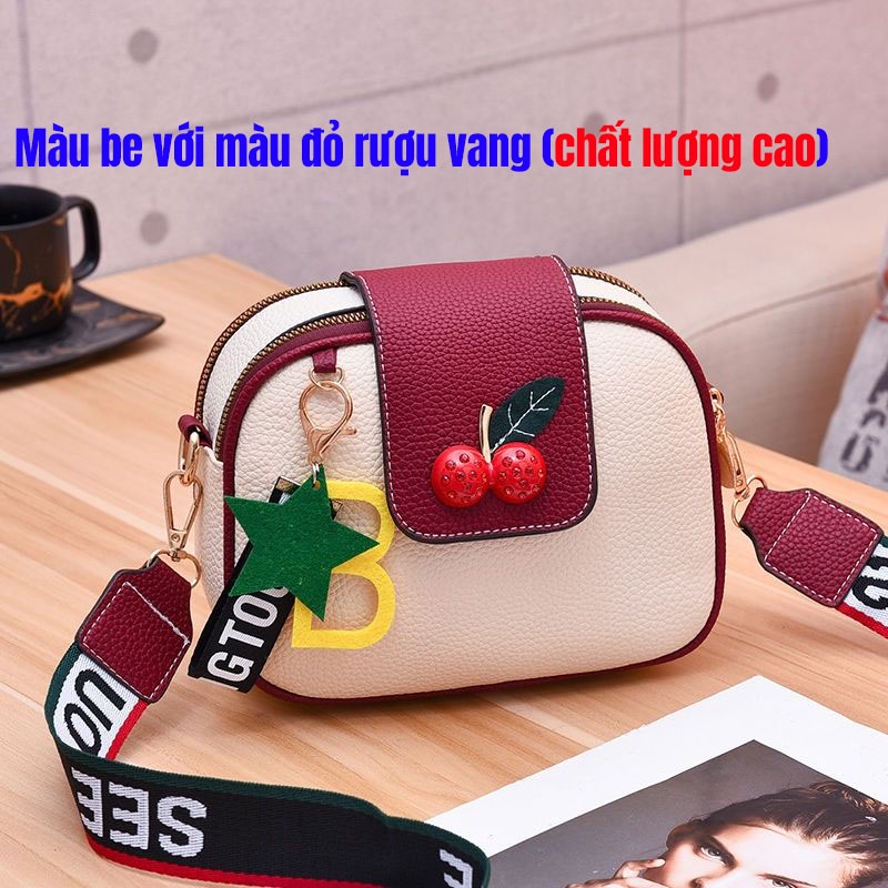 Túi Đeo Chéo Da PU Dáng Vuông Nhỏ Phong Cách Trung Hoa Thời Trang Mùa Hè Cho Nữ