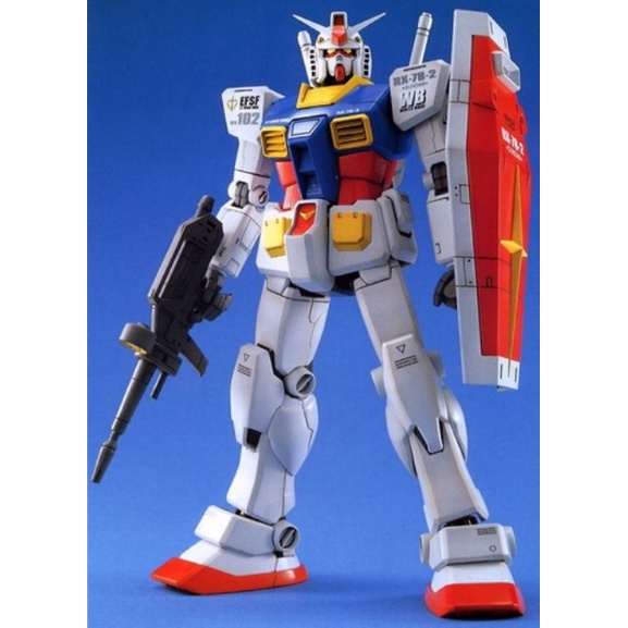 Bandai Mô Hình Gundam MG RX-78-2 1.5 Ver 1/100 Master Grade Đồ Chơi Lắp Ráp Anime Nhật