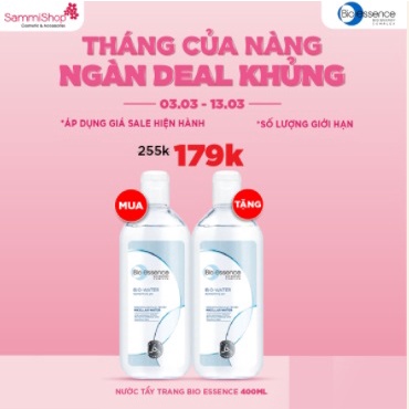 Bio-essence Nước tẩy trang Bio-water Sensitive micellar water