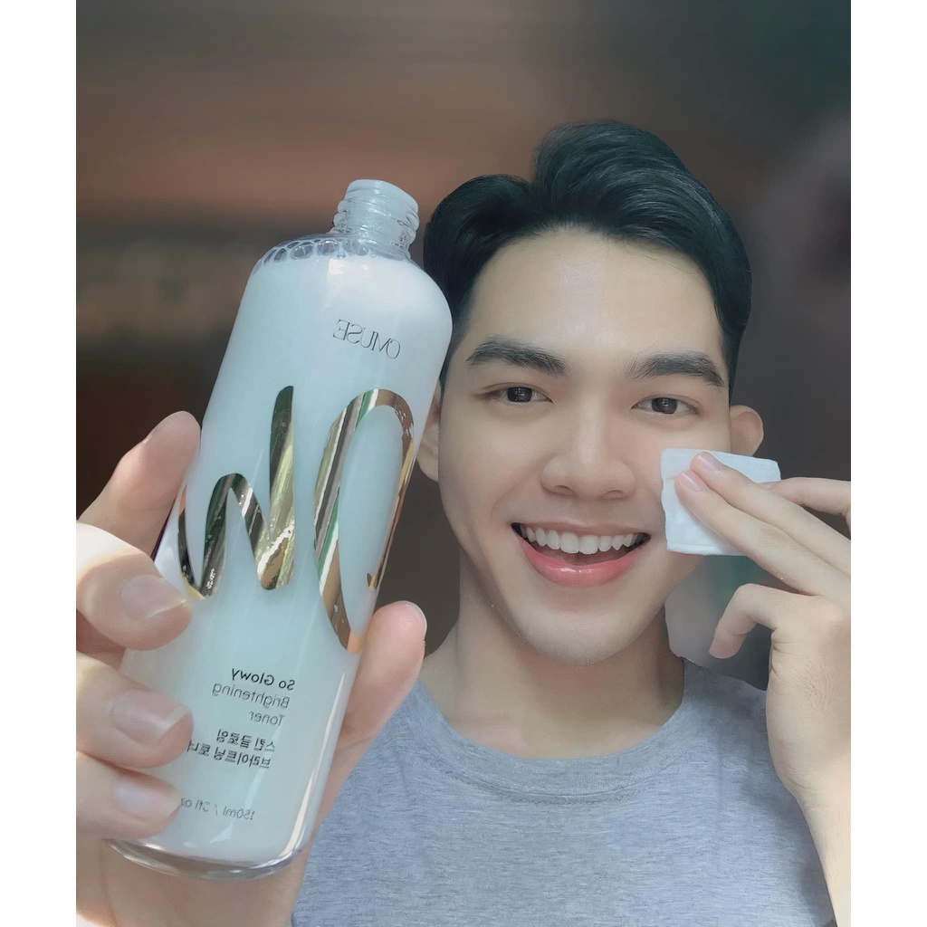 Nước hoa hồng dưỡng trắng và cấp ẩm cho da O’Muse Oh So Glowy Brightening Toner 150ml