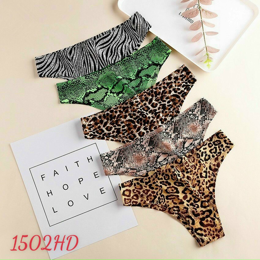 Quần lót nữ ôm mông A1502 sexy gợi cảm họa tiết vằn freesize - Mbra94