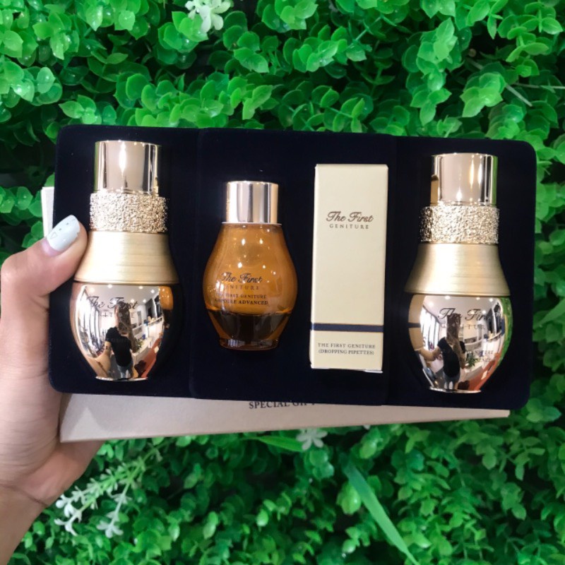 Set làm trắng và tăng cường độ hồi cho da Ohui The First Geniture SYM-MICRO ESSENCE 3sp