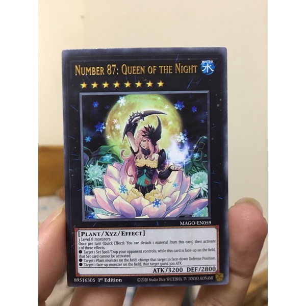 Thẻ bài Yugioh Number 87: Queen of the Night