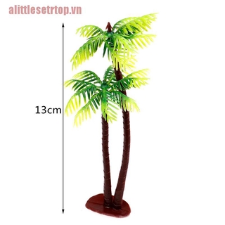 Cây Dừa Nhựa Mini Trang Trí Bể Cá