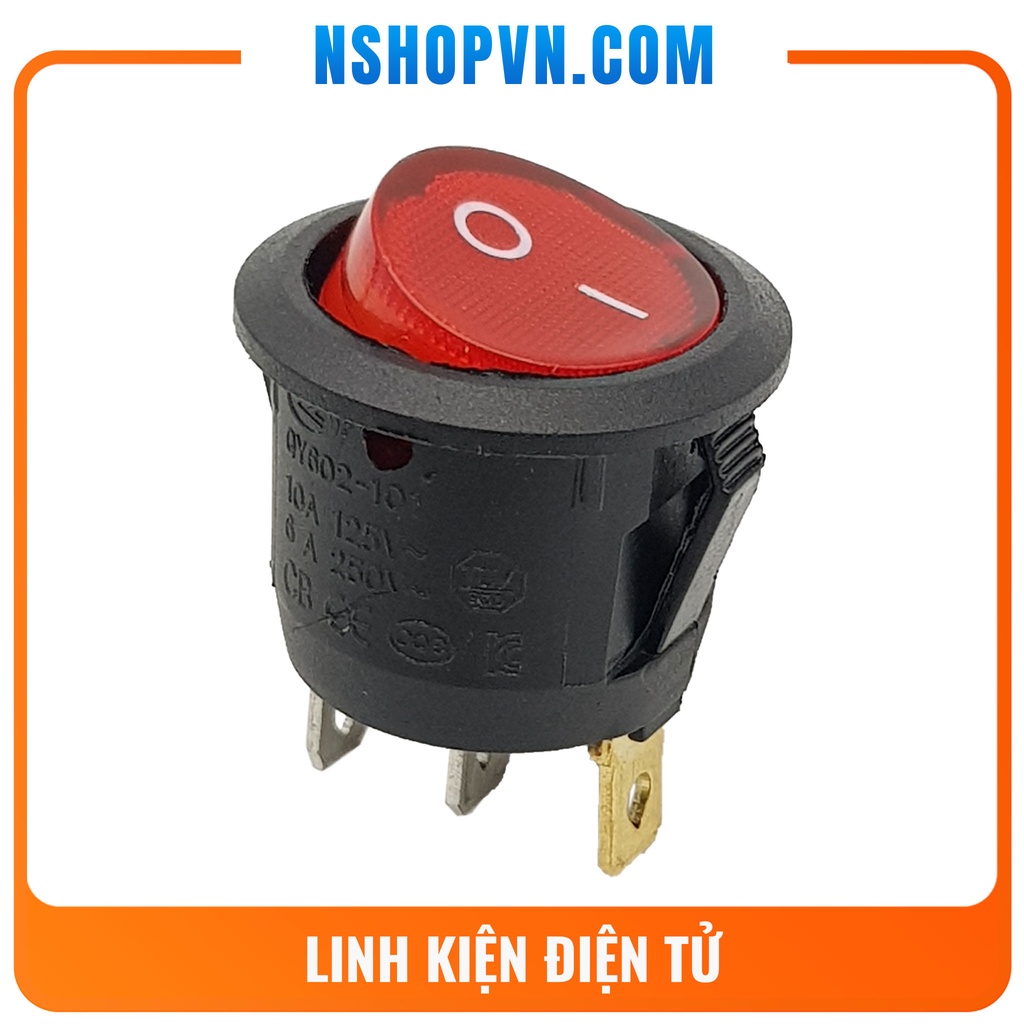 Công Tắc Tròn Có Đèn KCD1-105