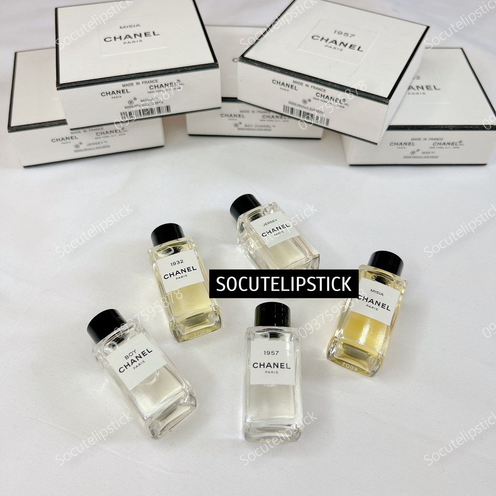 Nước hoa cao cấp Chaanel Misia - Boy - Jersey - Le Lion - Coromandel - Sycomore - 1957 - 1932 - Beige Mini fullbox 4ml
