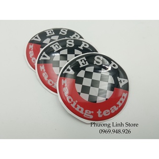 Decal dán xe tem Vespa tem xe Vespa đẹp Racing Team