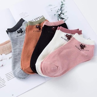 Combo 5 đôi tất nữ Miu Miu cổ ngắn