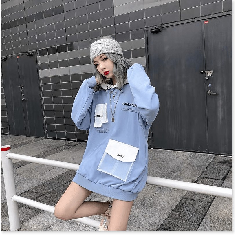 ÁO HOODIE NỮ THỜI TRANG SÀNH ĐIỆU CÁ TÍNH PHONG CÁCH DẠO PHỐ