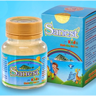 Combo 5 Hủ Yến Sào Sanest Kid(trẻ em)lọ62ml Tặng kèm Đồ chơi cho bé