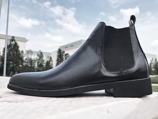 Chelsea boot da bò. Tăng chiều cao 6cm