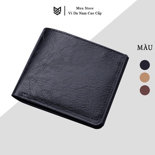 [GIẢM SÂU] Ví nam mini nút bấm chất da bò cao cấp, Bóp ví nam nhiều ngăn đựng tiền đựng thẻ tiện lợi - V3032