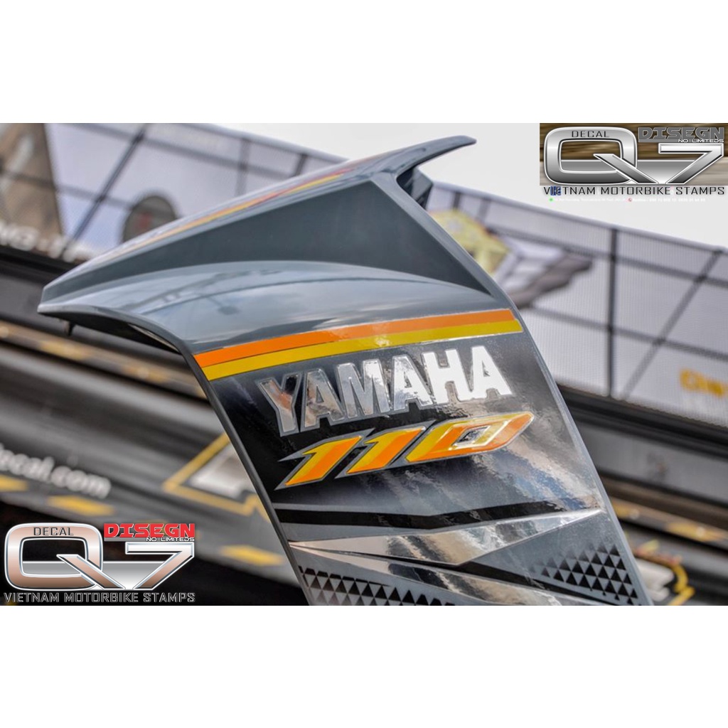 Tem Rời Sirius 110 Xi măng Đen