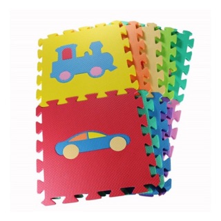 Thảm xốp lót sàn hình phương tiện giao thông( 10 miếng 30*30, dày 1cm)