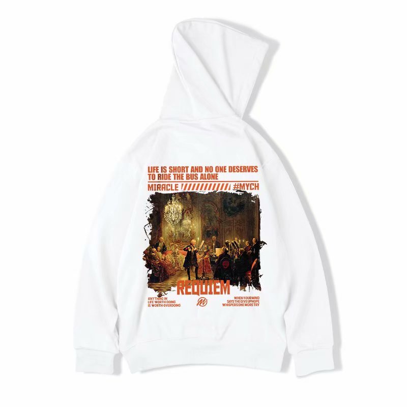 Áo Khoác Hoodie Tay Dài Dáng Rộng Cỡ Lớn Thời Trang Xuân Thu Mới Cho Nam 2021