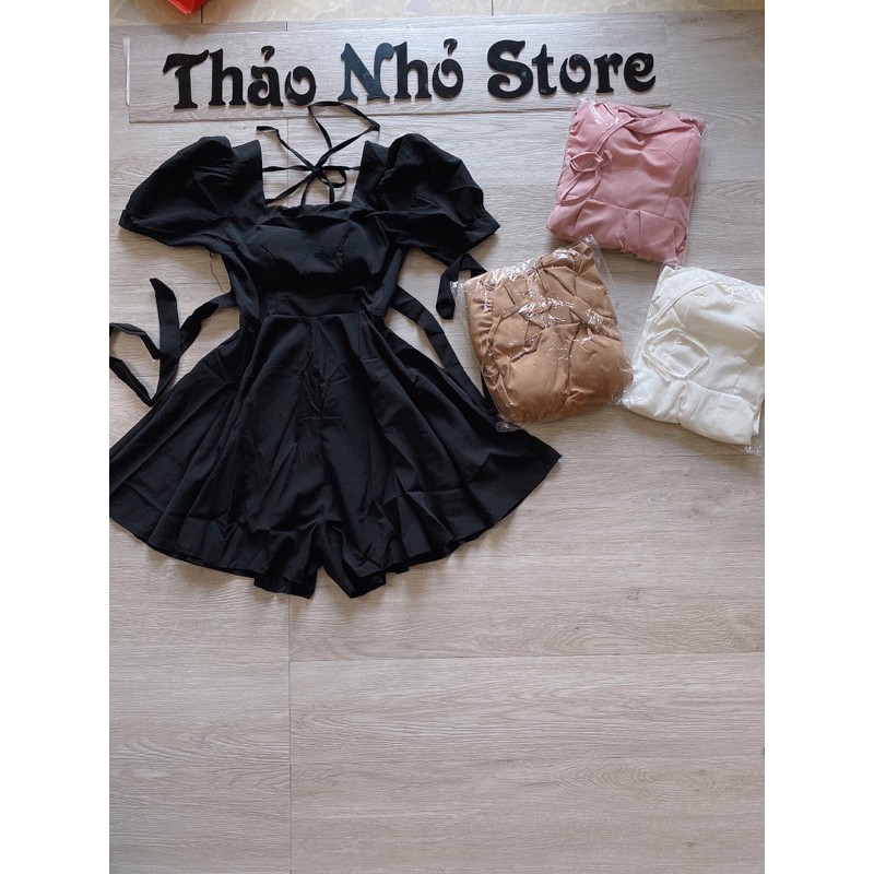 váy jum form xoè tay phồng