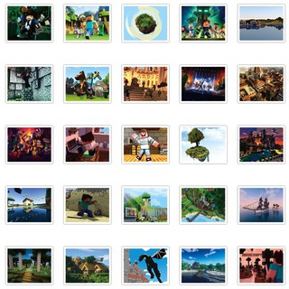 Bộ Miếng Dán Minecraft [52 Miếng Dán]