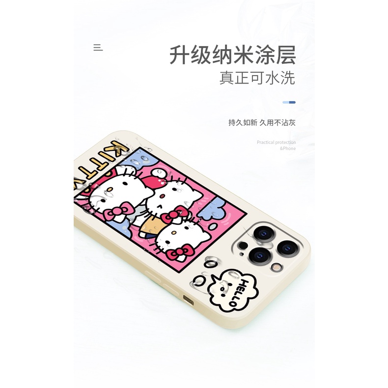 Ốp Điện Thoại Tpu Dẻo Họa Tiết HELLO KITTY Cho iPhone 11 12 13 pro max XS X XR XSMax 7 8 6 6s plus SE 2020
