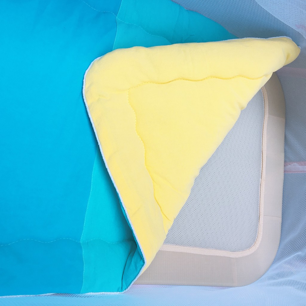 Nệm lót nôi điện 2 mặt phối màu Cho bé