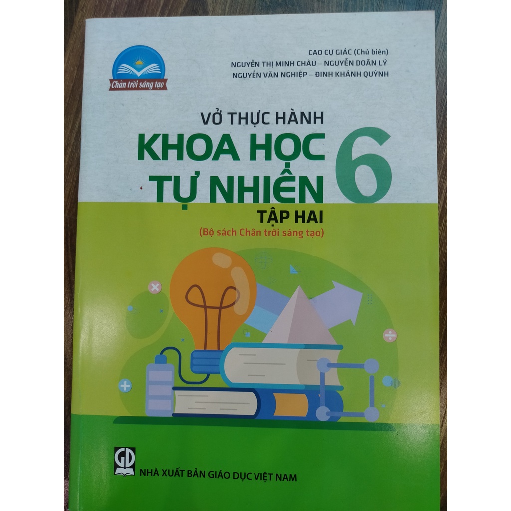 Sách - Combo Vở thực hành Khoa học tự nhiên 6 - Tập 1 +  2 (Bộ sách Chân trời sáng tạo)