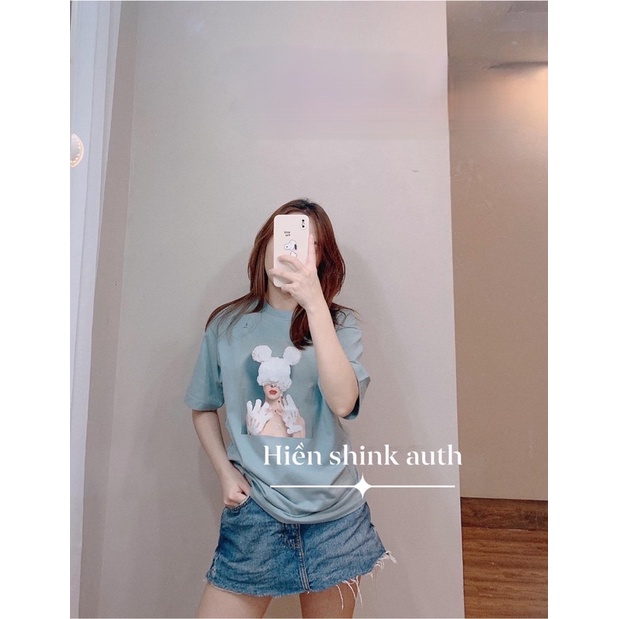 NỮ ÁO THUN NGẮN TAY UT MICKEY VÀ MINNIE