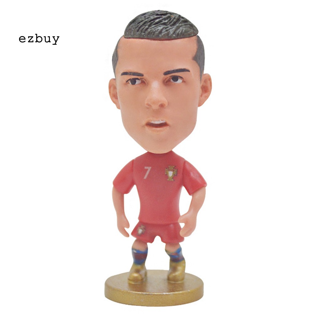 Mô hình cầu thủ đá banh 2018 Juv 7 Cristiano Ronaldo bằng nhựa PVC