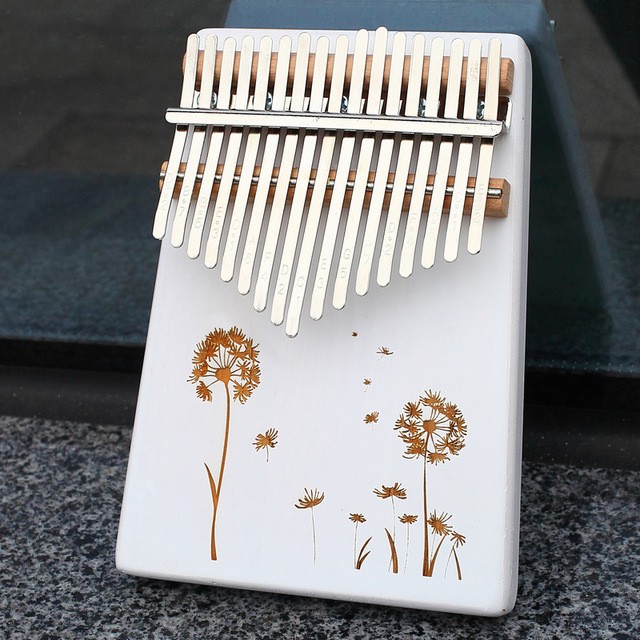 Đàn kalimba 17 phím gỗ tràm nguyên khối Mahagony GECKO000077