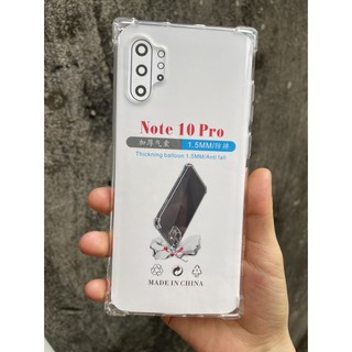 Samsung Galaxy Note 20Ultra Note 10 Lite/ Note 10 Plus/ Note 10/ Note 9 Ốp lưng dẻo trong suốt chống sốc 4 góc