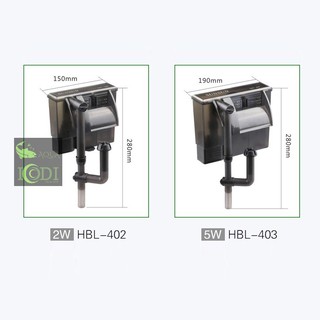 Lọc thác bể cá cảnh SUNSUN HBL-402