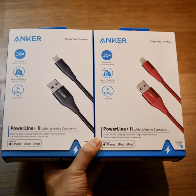 (New fullbox) Cáp siêu bền lightning Anker Powerline+ 2 0.9m A8452 - 1.8m A8453 và cáp Powerline Select+ A8012