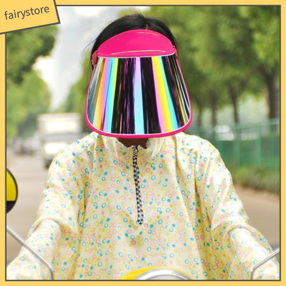 Mũ Che Nắng Unisex Mặt Kính Phản Quang Bảo Vệ Chống Tia UV Khi Chơi Thể Thao Ngoài Trời