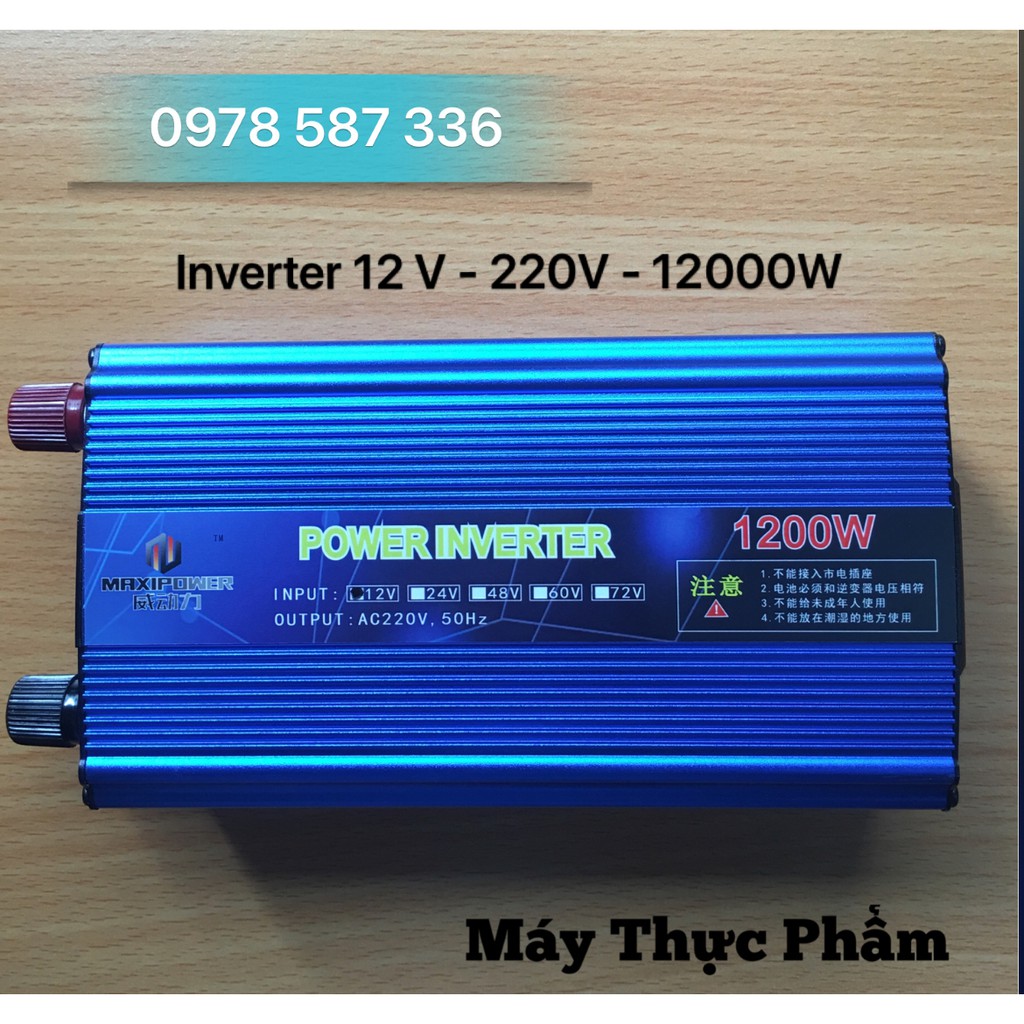 Bộ Kích Điện 12V - 220V - Chuẩn Sin