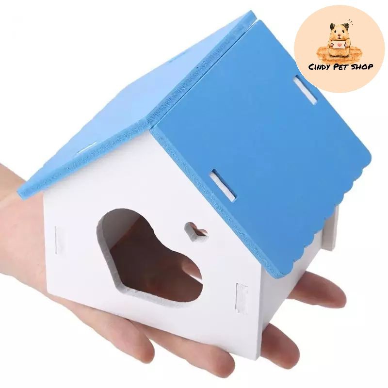 Nhà ngủ lắp ráp cửa tim cho Hamster