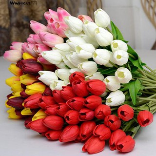 Hoa Tulip Giả Bằng Lụa Để Trang Trí