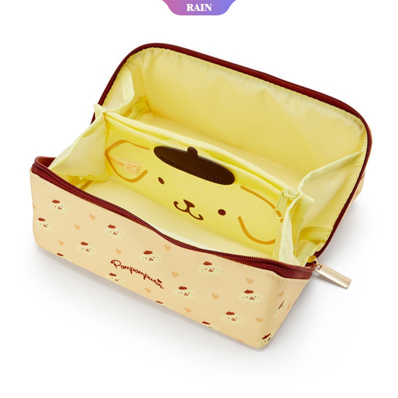 SANRIO Túi Đựng Mỹ Phẩm/ Đồ Dùng Vệ Sinh Cá Nhân Họa Tiết Hoạt Hình Độc Đáo Tiện Dụng