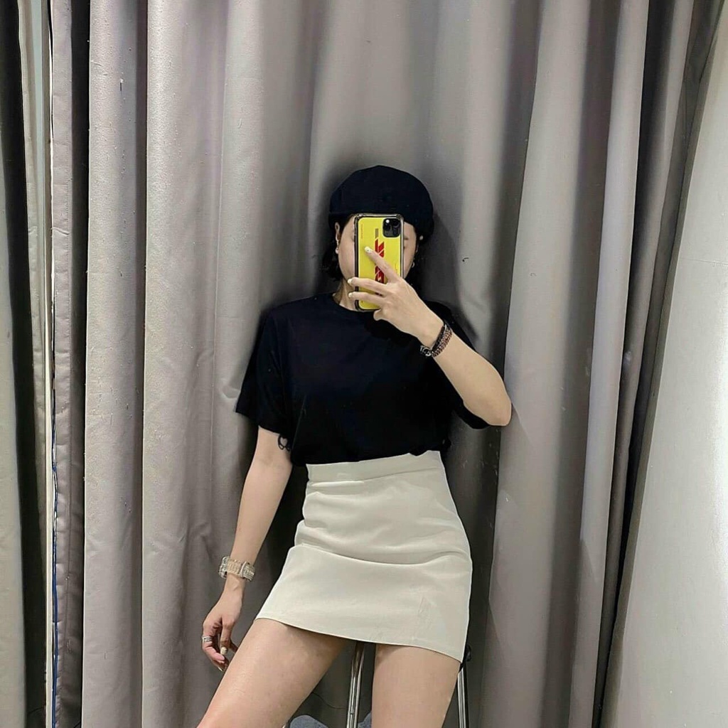 Áo Thun Trơn Cotton 100% Form Nhỏ