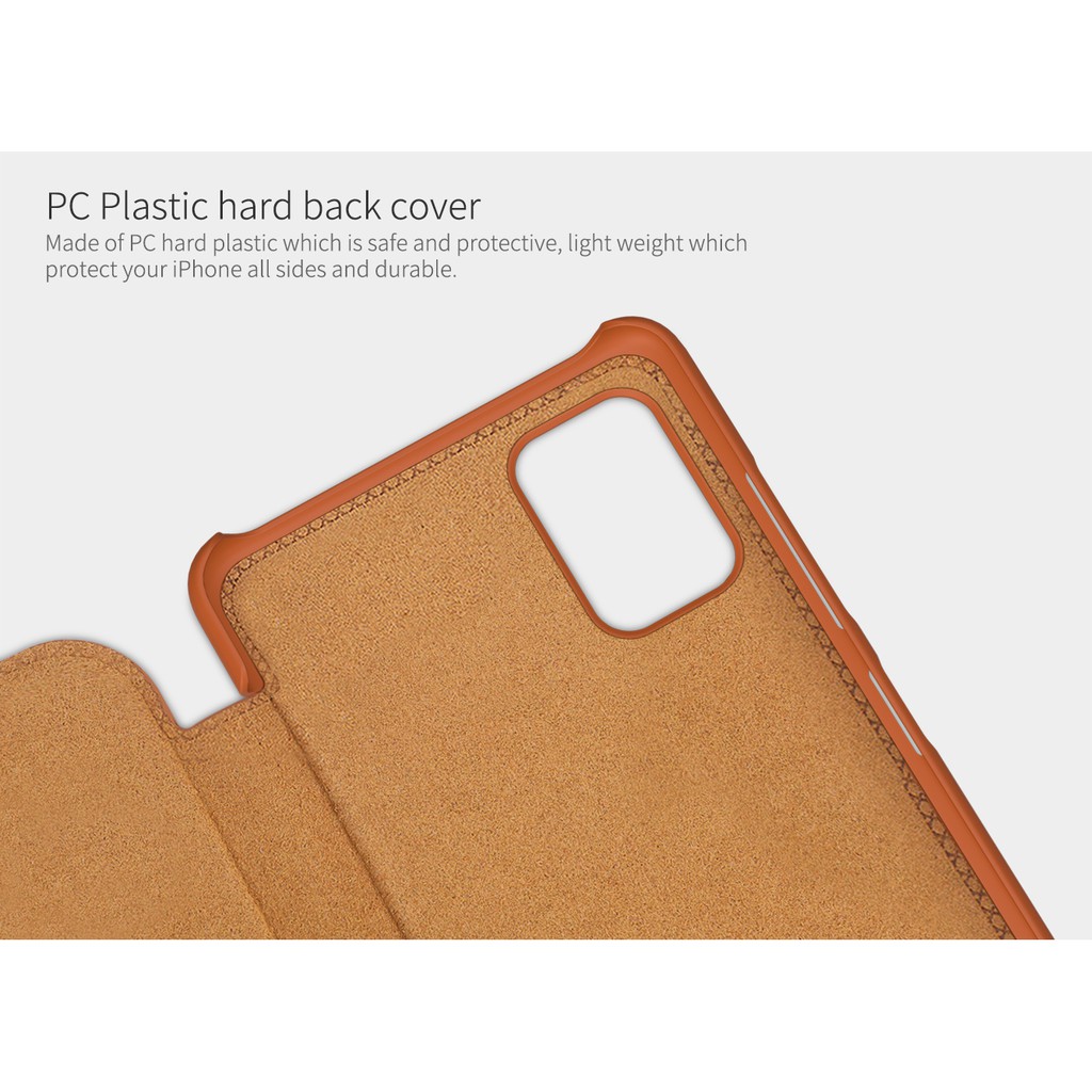 Bao da SamSung Galaxy A51 chính hãng Nillkin QIN | BigBuy360 - bigbuy360.vn